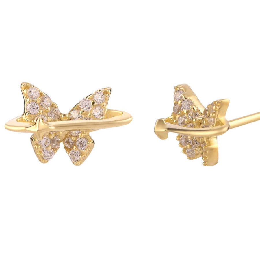 Butterfly Earrings Set