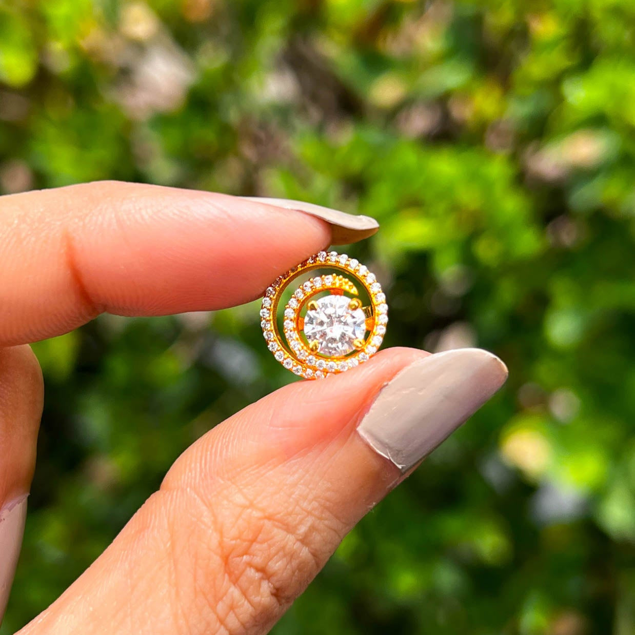 2-in-1 Solitaire Earrings