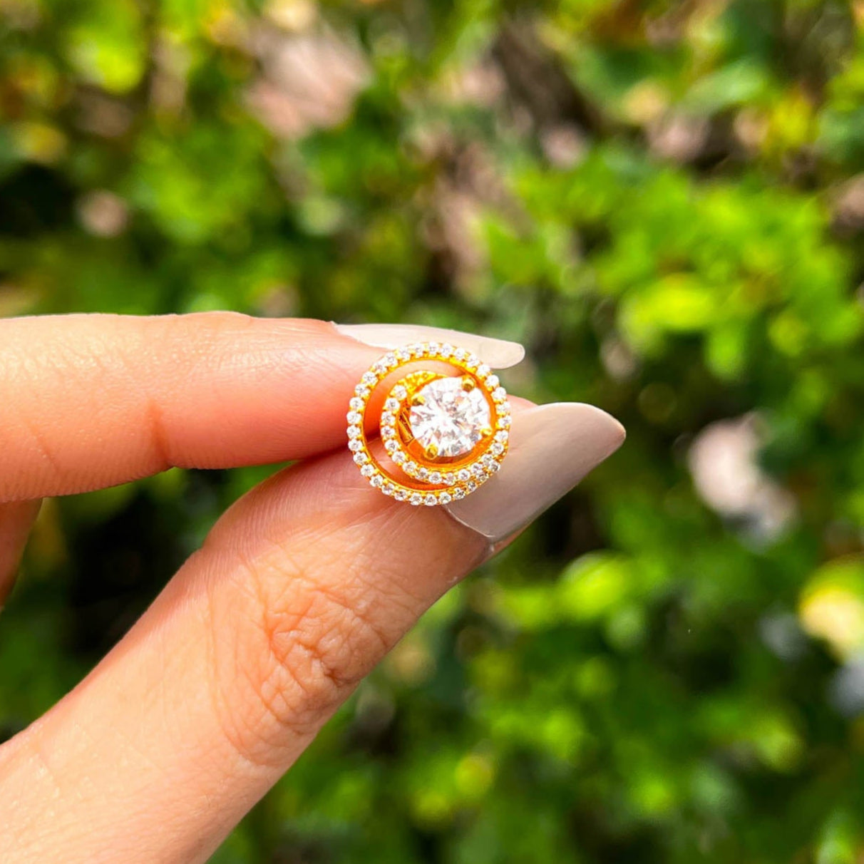 2-in-1 Solitaire Earrings