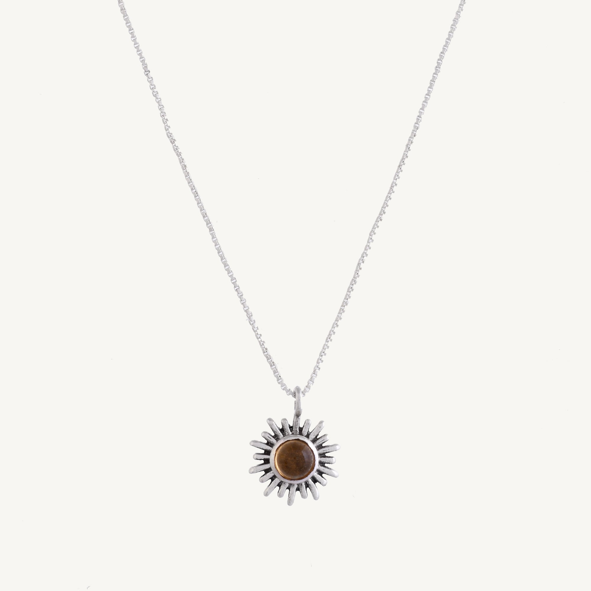 Studded Sun Pendant