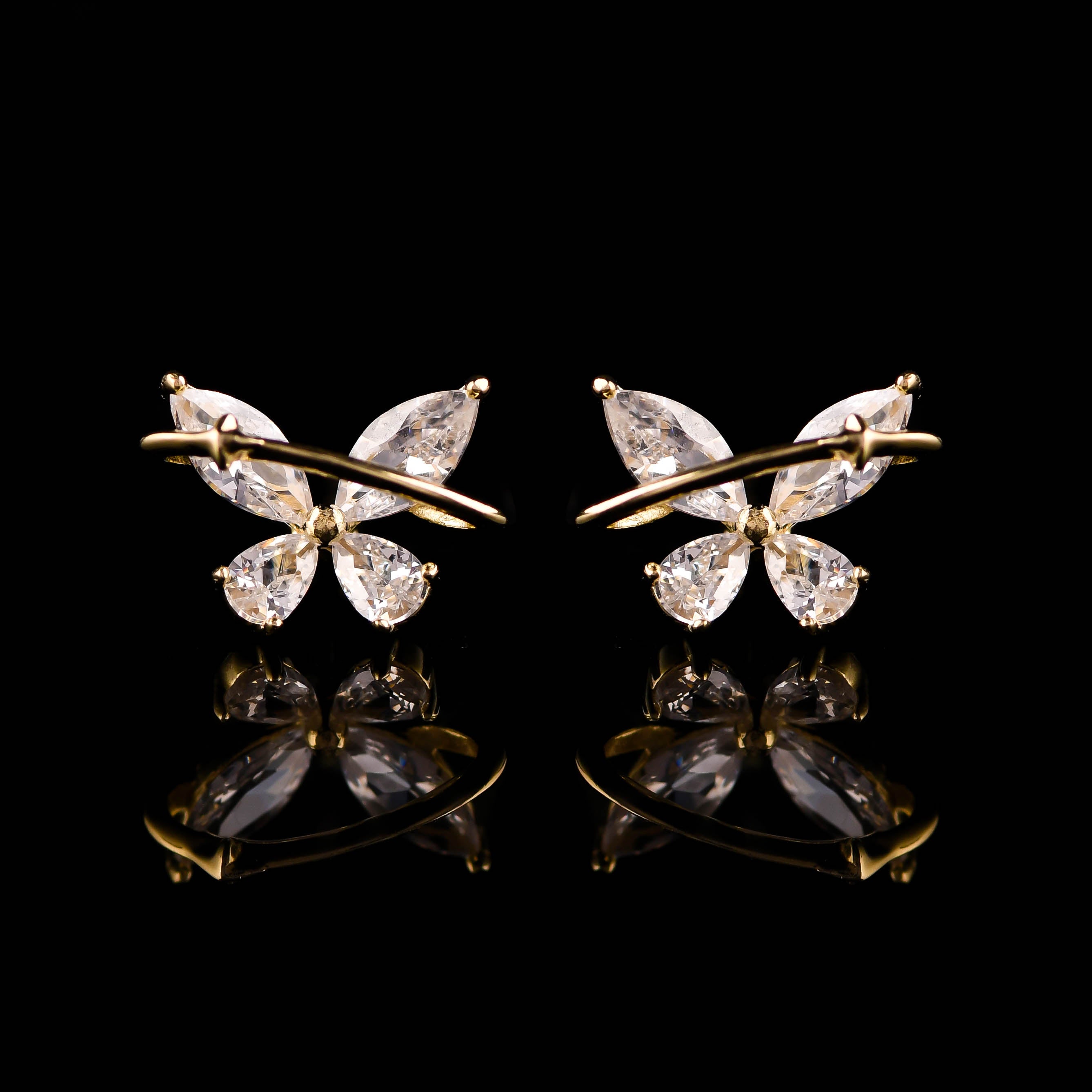 Butterfly Earrings Set