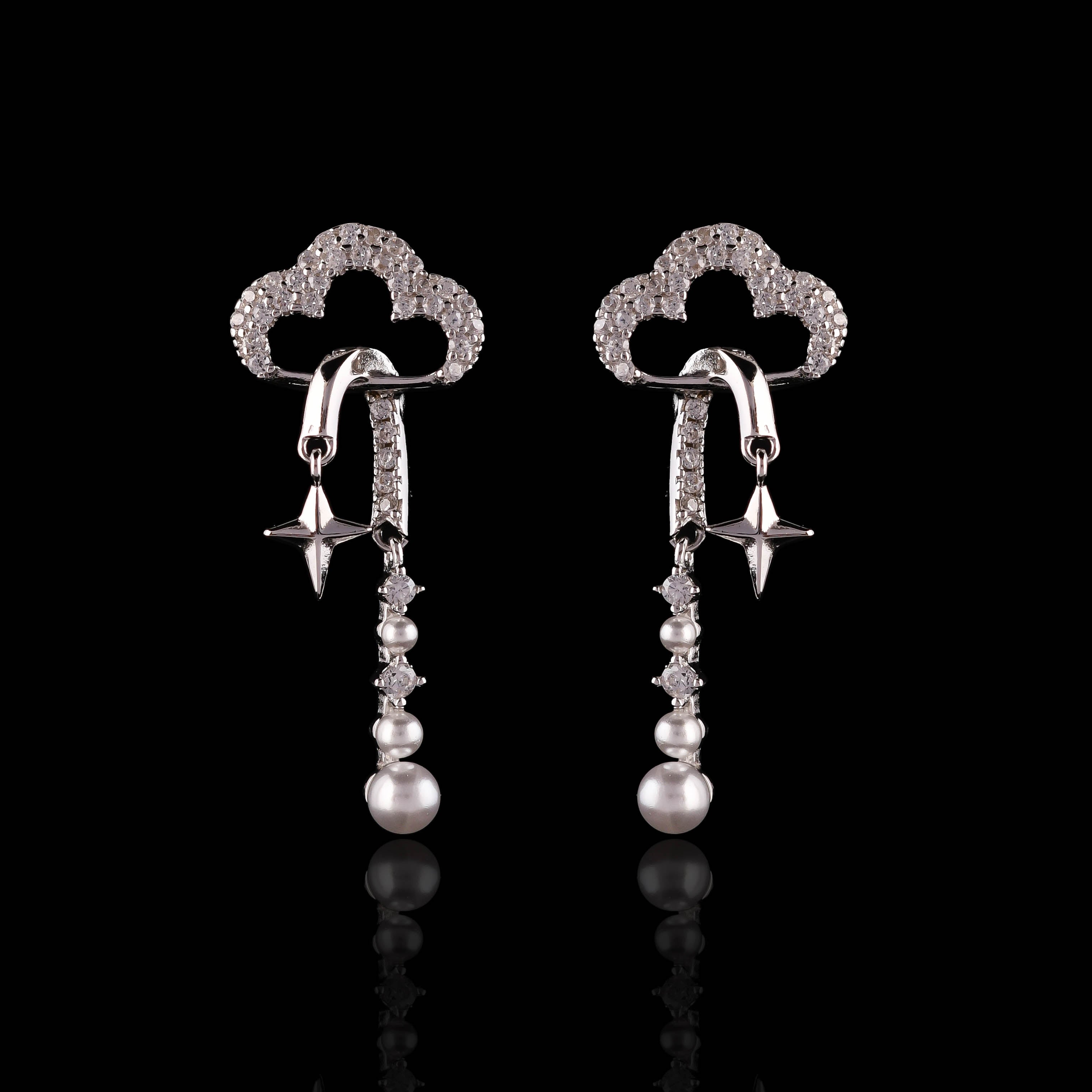 Starry Night Danglers