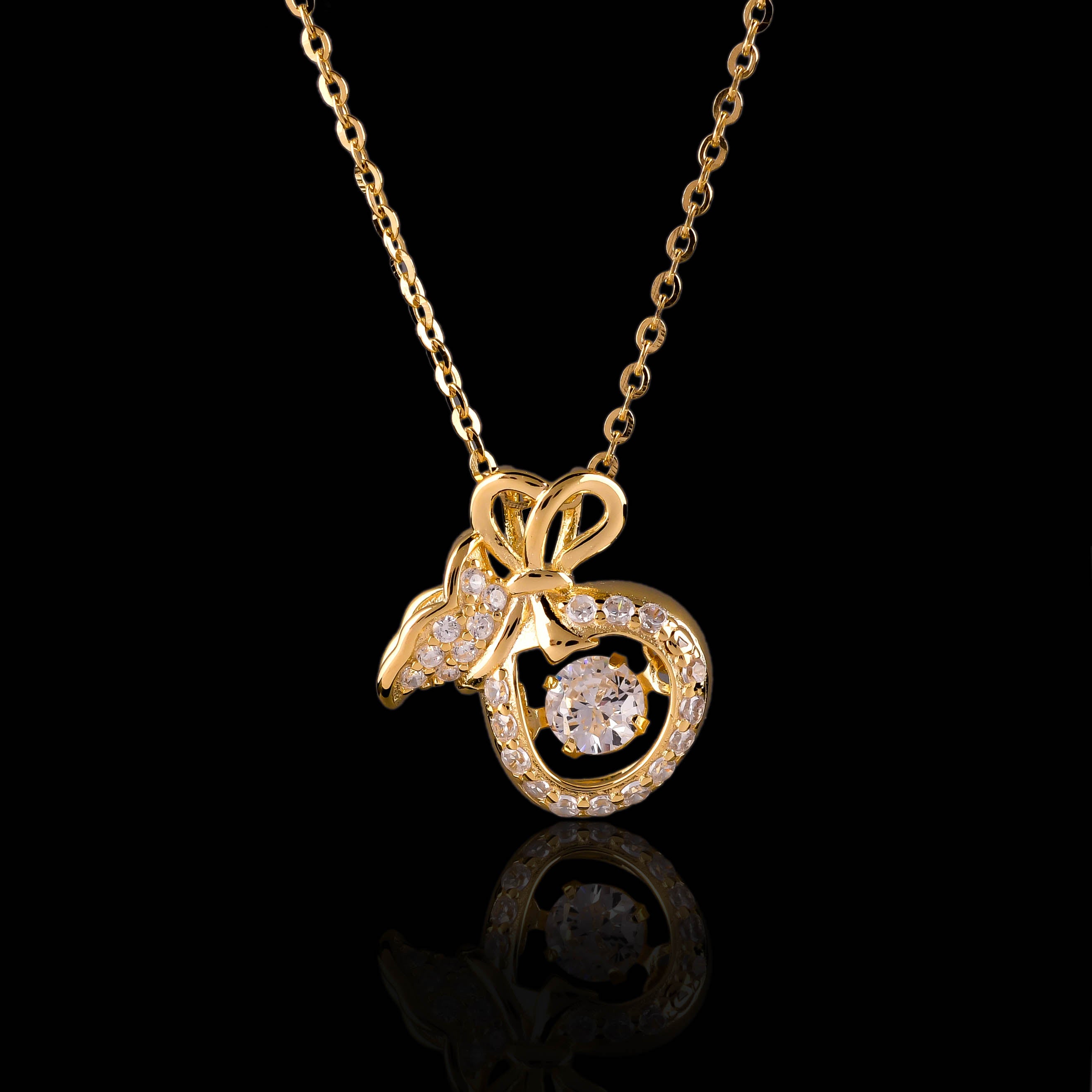 Dangling Solitaire Necklace