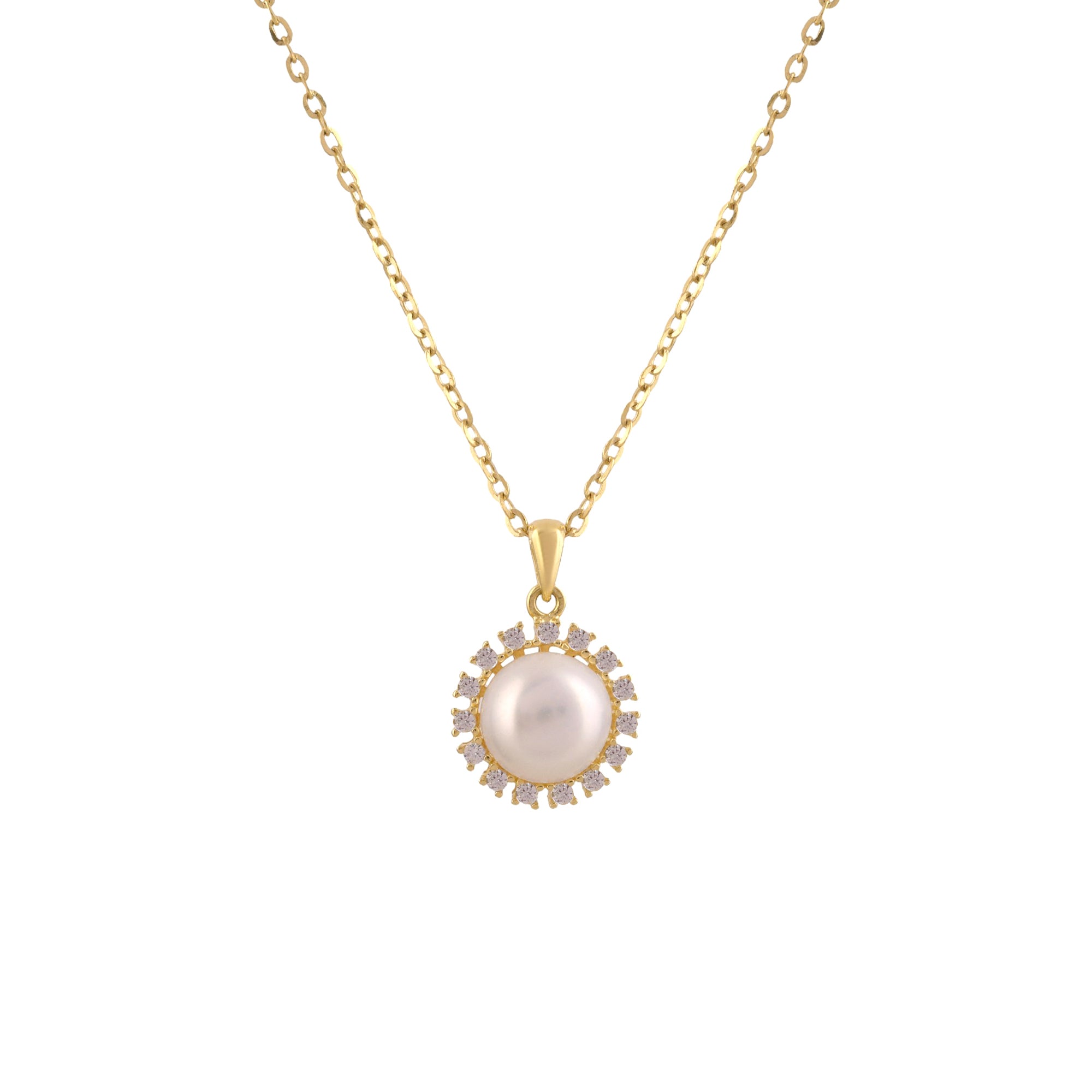 Sunburst Pearl Pendant