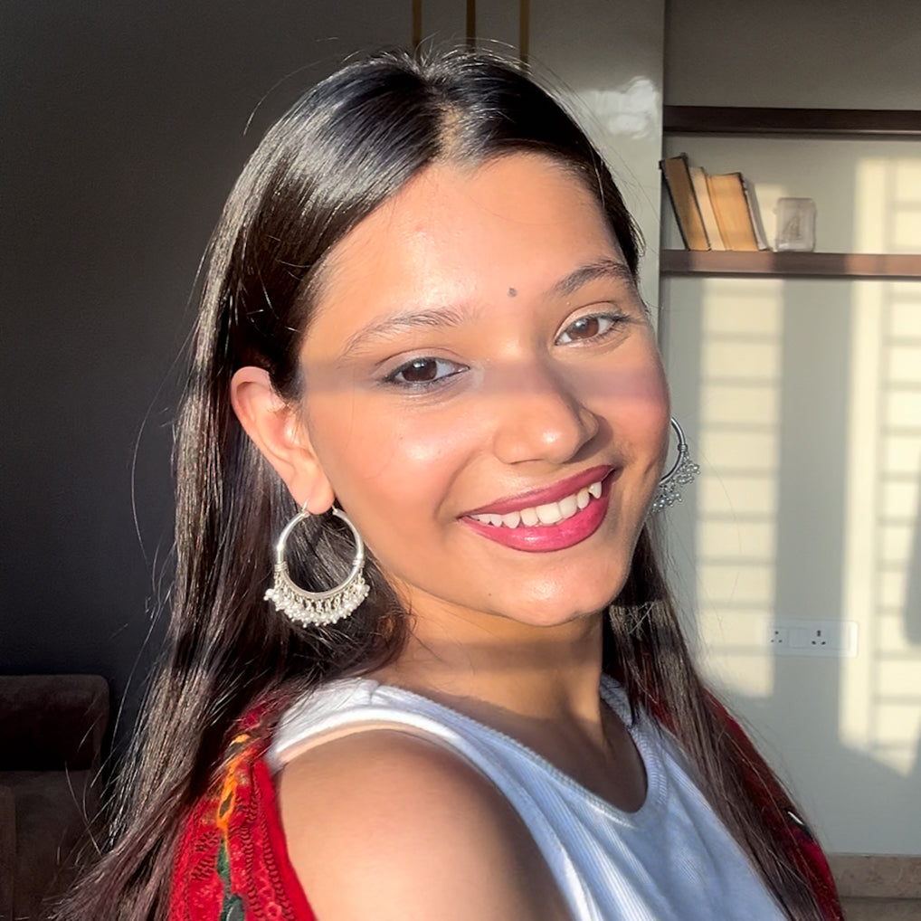 Silver Pearl Jhumka Earrings