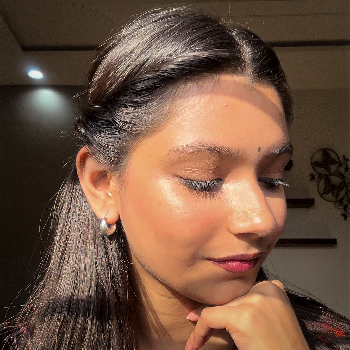 Minimal Silver Hoops