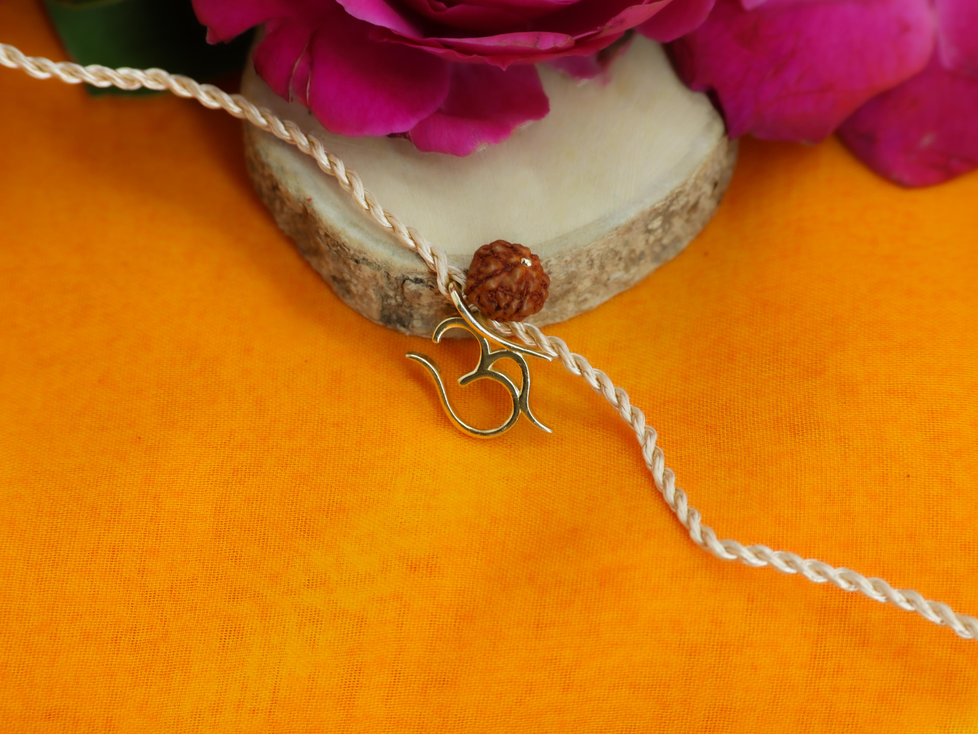 Om Rudraksh Rakhi