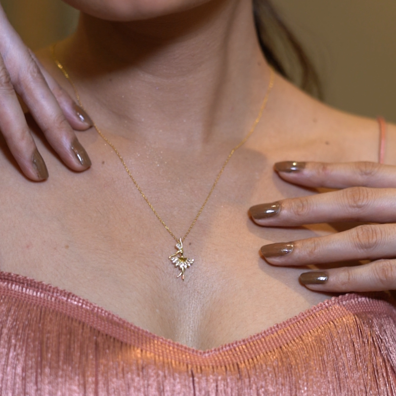 Dancing Ballerina Pendant