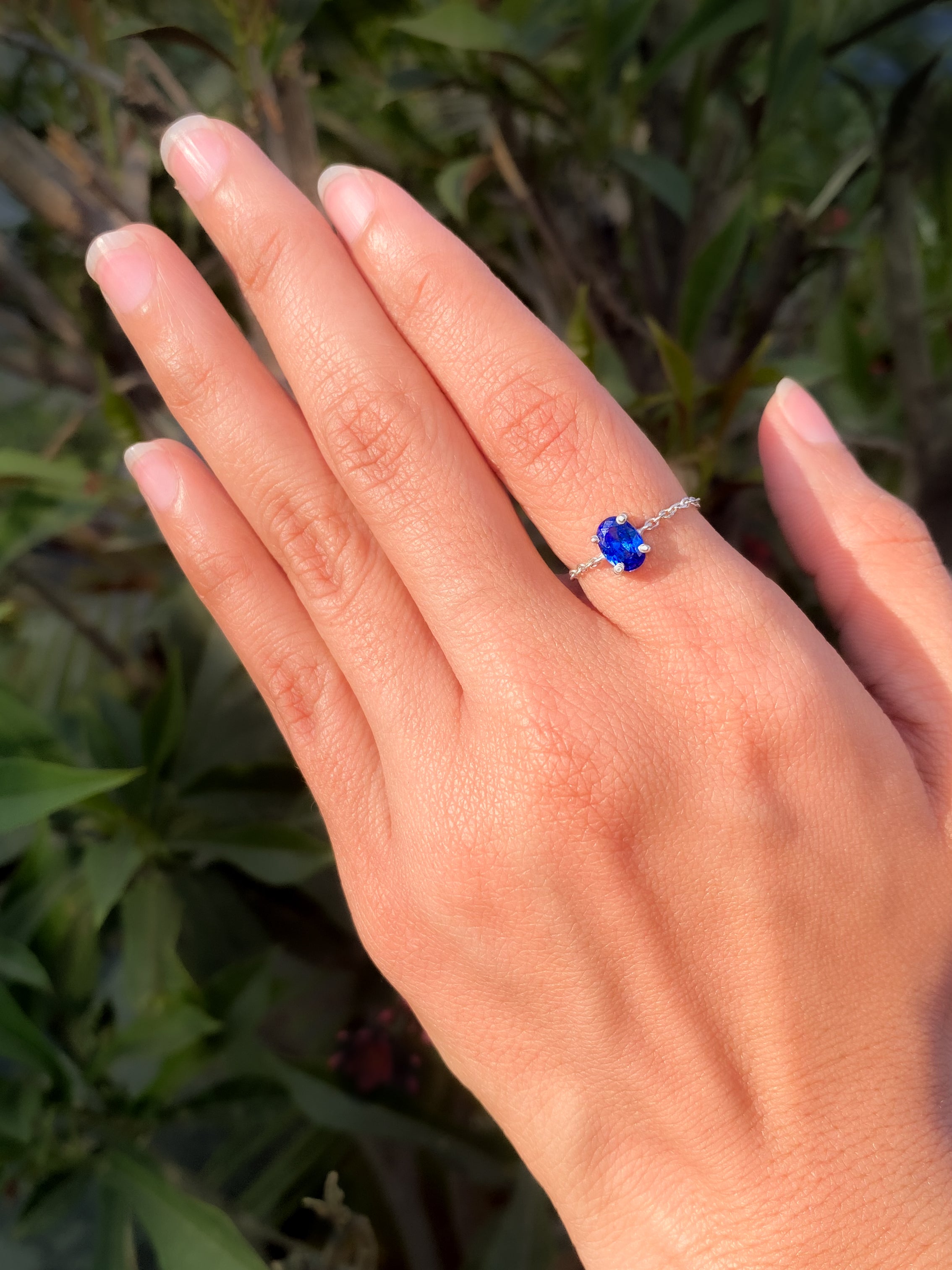 Starry Night Adjustable Chain Ring