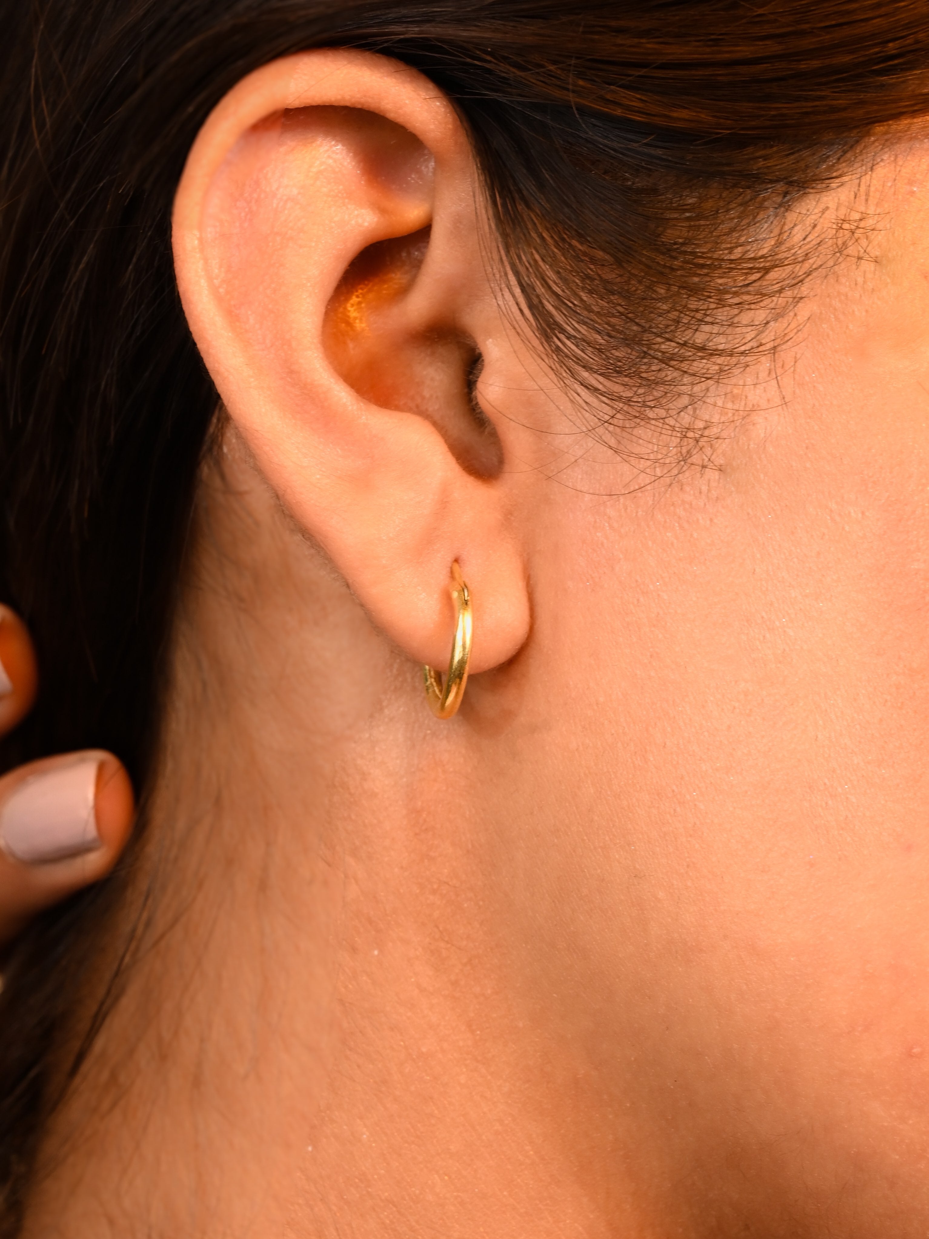 Classic Golden Mini Hoops