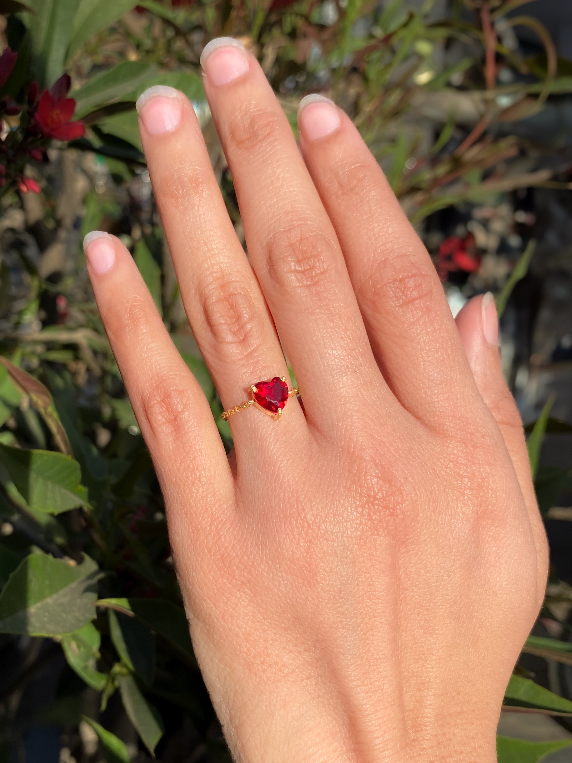 Lover’s Promise Chain Ring