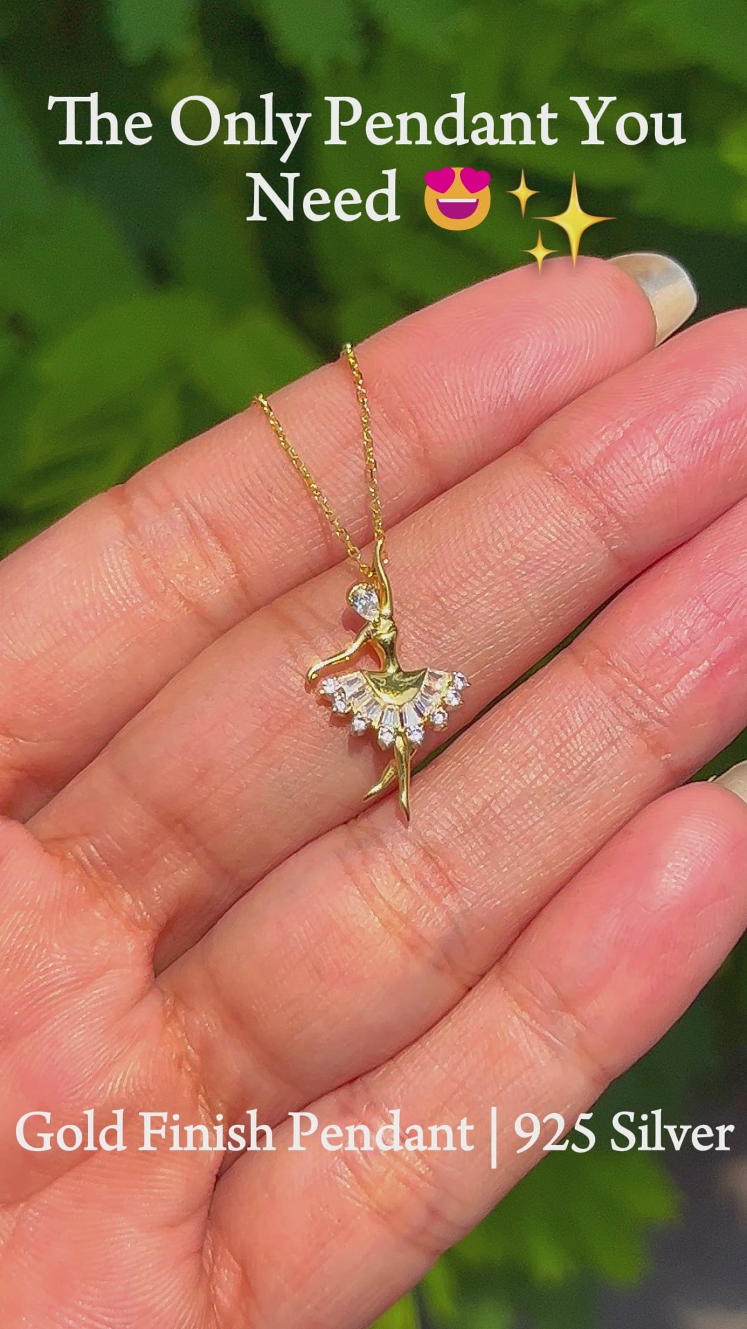 Dancing Ballerina Pendant